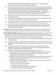 Form AGR-2208 Food Pantry Subgrant - Emergency Food Assistance Program (Efap) - Washington, Page 19