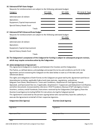 Form AGR-2208 Food Pantry Subgrant - Emergency Food Assistance Program (Efap) - Washington, Page 6