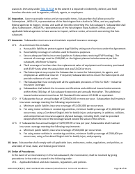 Form AGR-2602 Food Bank Sub-subaward - Emergency Food Assistance Program (Efap) - Washington, Page 18