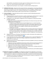 Form AGR-2209 Food Bank Subgrant - Emergency Food Assistance Program (Efap) - Washington, Page 12