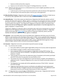 Form AGR-2209 Food Bank Subgrant - Emergency Food Assistance Program (Efap) - Washington, Page 16