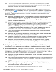Form AGR-2209 Food Bank Subgrant - Emergency Food Assistance Program (Efap) - Washington, Page 18