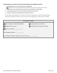 Form AGR-2209 Food Bank Subgrant - Emergency Food Assistance Program (Efap) - Washington, Page 2