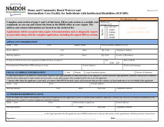 Home and Community Based Waivers and Intermediate Care Facility for Individuals With Intellectual Disabilities (Icf/Iid) - New Mexico, Page 3