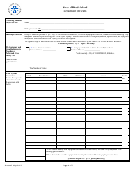 Application for Registration for Industrial Radiation Machine (Category a) X-Ray Equipment Facility - Rhode Island, Page 4