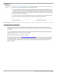 Application for License as a Nursing Assistant by Examination (Ri Nursing Assistant Training Program)/By Examination (Nursing Student) - Rhode Island, Page 6