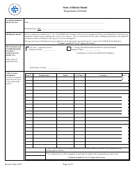 Application for Registration for Industrial Radiation Machine (Category B) X-Ray Equipment Facility - Rhode Island, Page 4