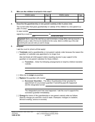 Form GDN M502 Petition to Terminate or Change Minor Guardianship or Non-parent Custody Order (Ptmd) - Washington, Page 2
