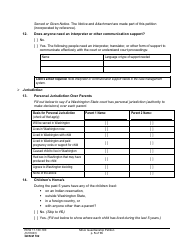 Form GDN M102 Minor Guardianship Petition - Washington, Page 5