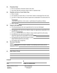 Form GDN M105 Minor Guardianship Findings and Order - Washington, Page 13