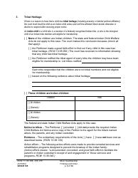 Form GDN M105 Minor Guardianship Findings and Order - Washington, Page 3