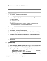 Form GDN M105 Minor Guardianship Findings and Order - Washington, Page 7
