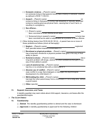 Form GDN M705 Standby Minor Guardianship Findings and Order - Washington, Page 8