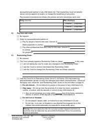 Form FL Divorce223 Motion for Temporary Family Law Order (Mtto) - Washington, Page 5