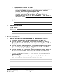 Form FL Divorce223 Motion for Temporary Family Law Order (Mtto) - Washington, Page 6