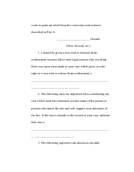 RAP Form 17 Personal Restraint Petition for Person Confined by State or Local Government - Washington, Page 5