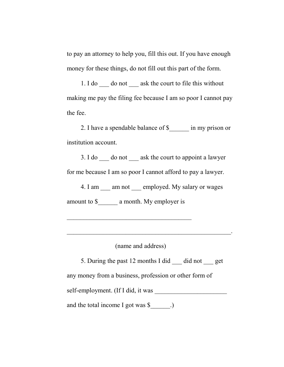 RAP Form 17 Personal Restraint Petition for Person Confined by State or Local Government - Washington, Page 7