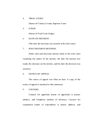 RAP Form 21 Civil Appeal Statement - Washington, Page 3