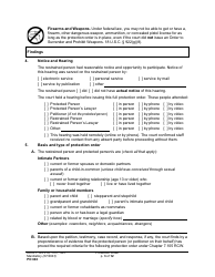 Form PO040 Protection Order - Washington, Page 3