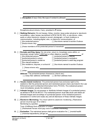 Form PO040 Protection Order - Washington, Page 6