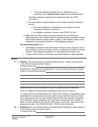 Form PO040 Protection Order - Washington, Page 8