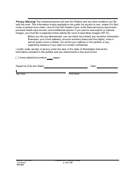 Form PO001 Petition for Protection Order - Washington, Page 12