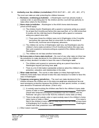 Form PO001 Petition for Protection Order - Washington, Page 18
