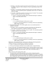 Form MP240 Order for Felony Competency Restoration Treatment (Crorip, Crorop) - Washington, Page 3