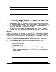 Form XR101 Petition for an Extreme Risk Protection Order - Washington, Page 4