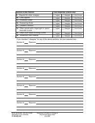 Form FL Modify602 Response to Petition to Change a Parenting Plan, Residential Schedule or Custody Order - Washington, Page 2