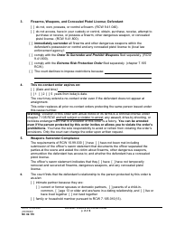 Form NC02.0110 Domestic Violence No-Contact Order - Washington, Page 2