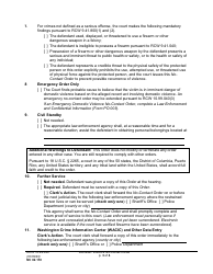 Form NC02.0110 Domestic Violence No-Contact Order - Washington, Page 3