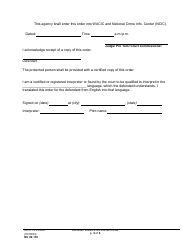 Form NC02.0110 Domestic Violence No-Contact Order - Washington, Page 4