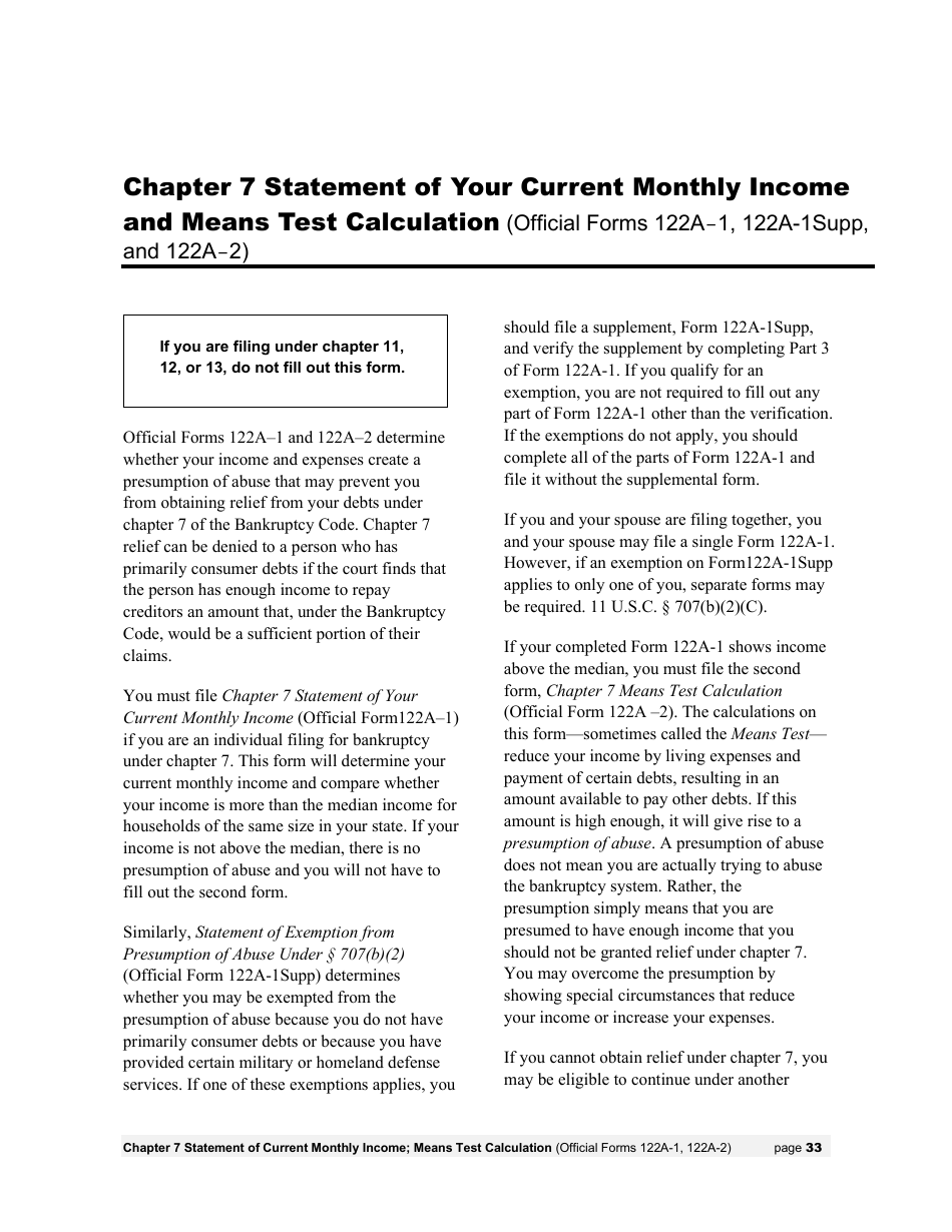 Instructions for Bankruptcy Forms for Individuals, Page 35