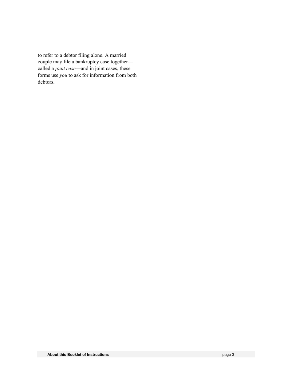 Instructions for Bankruptcy Forms for Individuals, Page 5