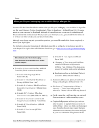 Instructions for Bankruptcy Forms for Individuals, Page 9