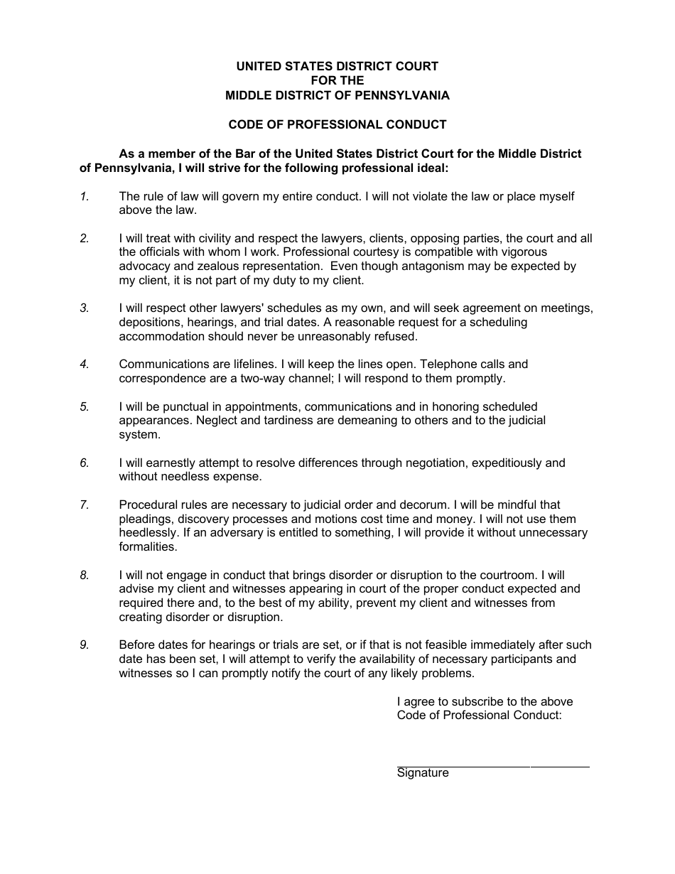 Petition for Admission to Practice - Pennsylvania, Page 6