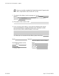 Super. Ct. Form 084GEN Petition for Expungement - Virgin Islands, Page 3