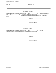 Super. Ct. Form 025CRM Subpoena - Criminal - Virgin Islands, Page 2