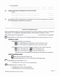 Voucher for Compensation and Expenses of Appointed Counsel - Virgin Islands, Page 2