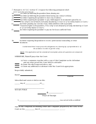 Domestic Violence Complaint - Virgin Islands, Page 3