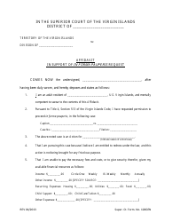 Super. Ct. Form 128GEN Request to Proceed in Forma Pauperis - Virgin Islands, Page 2