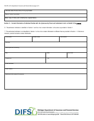 Form FIS2375 Notice of Cybersecurity Event - Michigan, Page 4