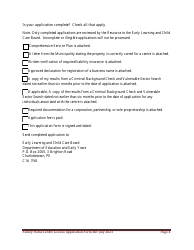 Family Home Centre Licence Application Form - Prince Edward Island, Canada, Page 4