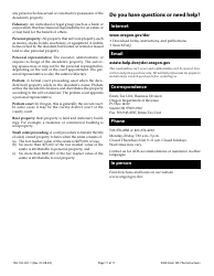 Instructions for Form OR-706, 150-104-001 Oregon Estate Transfer Tax Return - Oregon, Page 11