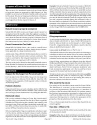 Instructions for Form OR-706, 150-104-001 Oregon Estate Transfer Tax Return - Oregon, Page 2