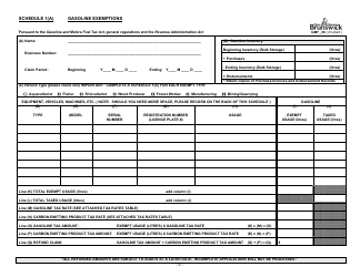 Form GMF_36 Gasoline, Motive Fuel and Carbon Emitting Product Refund Application - Aquaculturist, Fisher, Silviculturist, Wood Producer, Forest Worker, Manufacturer, Mining and Quarrying Operator - New Brunswick, Canada, Page 5