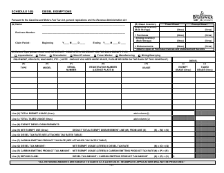 Form GMF_36 Gasoline, Motive Fuel and Carbon Emitting Product Refund Application - Aquaculturist, Fisher, Silviculturist, Wood Producer, Forest Worker, Manufacturer, Mining and Quarrying Operator - New Brunswick, Canada, Page 6