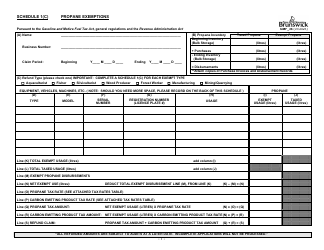 Form GMF_36 Gasoline, Motive Fuel and Carbon Emitting Product Refund Application - Aquaculturist, Fisher, Silviculturist, Wood Producer, Forest Worker, Manufacturer, Mining and Quarrying Operator - New Brunswick, Canada, Page 7