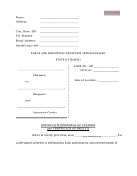 Document preview: Notice of Withdrawal of Counsel and Certificate of Service - Hawaii